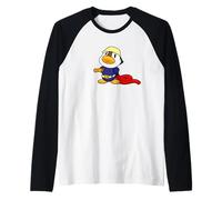 Little Duck alla Gioventù Vigili del Fuoco Maglia con Maniche Raglan