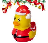 Little Ducks, mini anatre natalizie in resina, figure di animali, per feste in classe, piscina, bagno, giardino, collezione paesaggio per feste