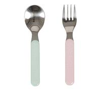 Little Dutch 4920 Adventure Pink Cutlery, Length-13.5 cm, Multi Colour, One Size