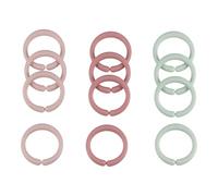 Little Dutch 4963 Set di anelli giocattolo (12 anelli da gioco) - Fairy Garden rosa