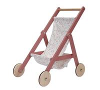 Little Dutch 7064 - Carrozzina per bambole in legno, fiori e farfalle