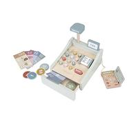 Little Dutch 7082 - Cassaforte in legno FSC, con scanner e accessori, colore: Verde menta