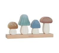 Little Dutch 7230 - Gioco impilabile in legno FSC con funghi - Forest Friends