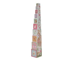 Little Dutch 7339 - Cubo impilabile a torre - Fairy Garden rosa
