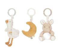 Little Dutch 8420 Activity - Set di 3 giocattoli da appendere, Newborn Naturals