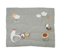 Little Dutch 8808 Activity - Coperta per gattonare con inserto per box "Little Farm", 80 x 100 cm, colore: Verde