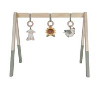 Little Dutch 8810 - Trapano da gioco in legno con ciondoli in tessuto, Little Farm (70 x 21,5 x 40 cm)