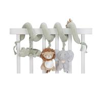 Little Dutch Activity Spirale da gioco Safari Friends, giocattolo per passeggino per bambini dalla nascita, unisex, verde