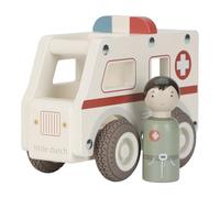 Little Dutch 2527 legno auto ambulanza - bianco
