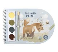 Little Dutch Forest Friends 126565 - Libro da colorare con acquerelli