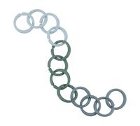 Little Dutch Forest Friends Little Loops Toy Rings set di cerchi per neonati 0 m+ Blue 12 pz