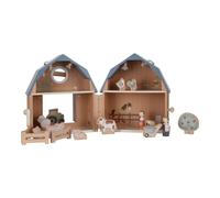 Little Dutch Little Farm 7152 - Casa delle bambole in legno FSC, portatile