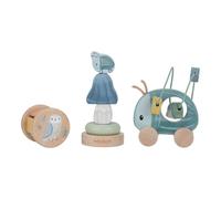 Little Dutch Set regalo di giocattoli in legno, 3 pezzi, per neonati, bambini, ragazzi, blu - Forest Friends
