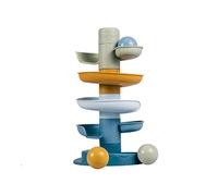 Little Dutch Spiral Tower pista per biglie 10 m+ Blue 1 pz