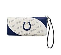 Little Earth - Portafoglio curvo e organizer con zip, Indianapolis Colts NFL.