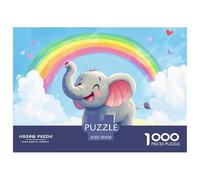 Little Elephant 1000 Pieces Jigsaw Puzzles For Adults Educational Games Stress Relieving Entertainment Cultivate The Spirit of Teamwork For Adults Gifts 70x50cm/1000pcs