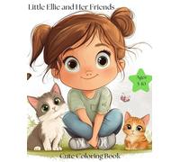 Little Ellie and Her Friends: Cute Coloring Book