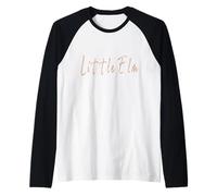 Little Elm Texas Vintage design elegante Maglia con Maniche Raglan