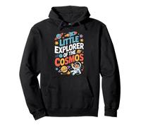 Little Explorer Of The Cosmos Cute Space Planet Art Felpa con Cappuccio
