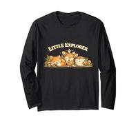 Little Explorer Volpe Cervo Gufo Fungo Amici della Foresta Maglia a Manica