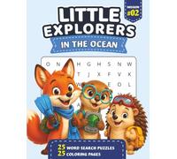 Little Explorers: In the Ocean (Coloring Book & Word Search)