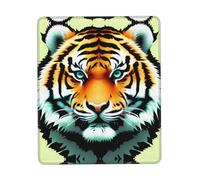 Little Fat Tiger Head Colorful Rubber Lock Edge Mouse pad (stile verticale), design ispessito non facile da deformare