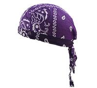 Little finger Ciclismo Bandana per donne e uomini, in cotone uomo donna Pirati Ciclismo Cap Bici Cerchietto Bandana Copricapo Rosso Taglia unica
