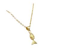 Little fish necklace, women's stainless steel collarbone chain, personalized pendant, cute jewelry gift(Small fish)