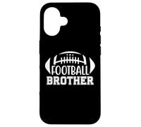 Little Football Brother That's My Big Bro Football Brothers Custodia per iPhone 16