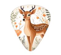 Little Fresh Deer plettri per chitarra di dimensioni sottili, medie e spesse, set da 12 pezzi, adatti per chitarra elettrica e vari strumenti