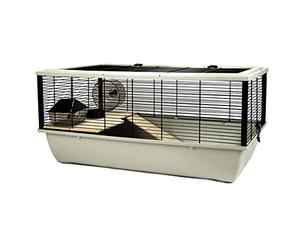 Little Friends, Alta gabbia per criceti e topi con mensola in legno e scaletta