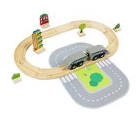Little Frog Toys Il Mio Primo Trenino Magnetico, Gioco Educativo con Binario in Legno, Giocattolo Sensoriale Sostenibile 3+ Anni, 30 Pezzi