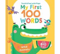 Little Genius B My First 100 Words Touch & Feel with Flaps - (Libro di cartone)