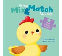 Little Genius B My First Mix & Match Puzzle Book Farm Animals (Libro di cartone)