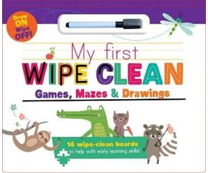 Little Genius Boo My First Wipe Clean: Games, Mazes & Drawin (Copertina rigida)
