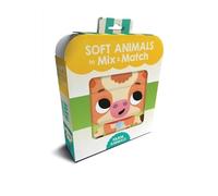 Little Genius Book Soft Animals to Mix & Match Farm Animal (Libro impermeabile)