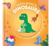 Little Genius Books Flip Flap Facts - Dinosaurs (Libro di cartone)