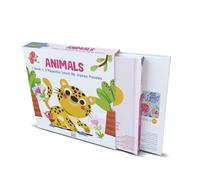Little Genius Books Magnetic Level-Up - Animals (Libro di cartone)