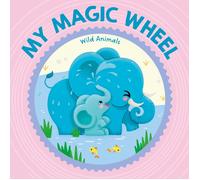 Little Genius Books My Magic Wheel - Wild Animals (Libro di cartone)