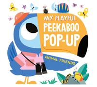 Little Genius Books My Playful Peekaboo Pop-Up Animal Friends (Libro di cartone)