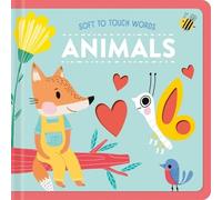 Little Genius Books Soft to Touch Words Animals (Libro di cartone) Soft to Touch
