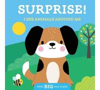 Little Genius Books Surprise I See Animals Around Me (Libro di cartone)
