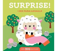 Little Genius Books Surprise I See Farm Animals (Libro di cartone) Surprise