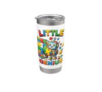 Little Genius Robot Puzzle Builder Design per bambini Bicchiere termico in acciaio inox doppia parete