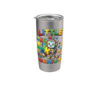 Little Genius Robot Puzzle Builder Design per bambini Bicchiere termico in acciaio inox doppia parete