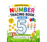Little Genius Series: Number Tracing Book for kids, learn to trace Numbers 1-20