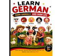Little German Learners Learn German on the farm: Coloring , Tracing and Learning Activitis