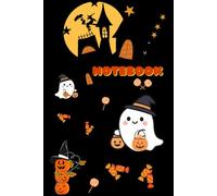 Little Ghost on Halloween Night: Halloween atmosphere, haunted castle, Trick-or-Treat Candy, journal for Halloween lover ,120 pages lines , 6"x9"
