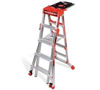 Little Giant - Scala a libretto SelectStep, telescopica, da 5 a 8 gradini, con piattaforma di appoggio, altezza max 1,60 m