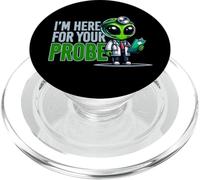 Little Green Alien Doctor Sono qui per la tua sonda divertente PopSockets PopGrip per MagSafe